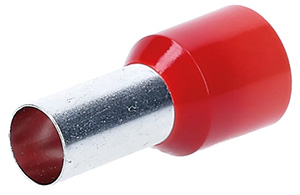 Aderendhülse 35qmm / 16mm isoliert rot VE=50