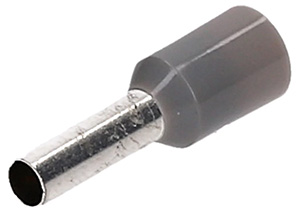 Aderendhülse 2,5qmm / 8mm isoliert grau VE=500