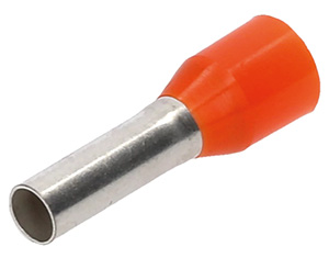 Aderendhülse 4,0qmm / 10mm isoliert orange VE=500