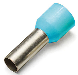 Aderendhülse 0,25qmm / 6mm isoliert blau VE=500