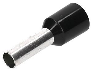 Aderendhülse 6,0qmm / 12mm schwarz VE=100