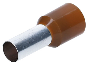 Aderendhülse 25qmm / 16 mm isoliert braun VE=50