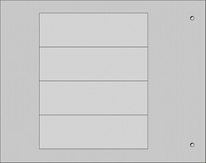 Selbstklebendes Typenschild MG-VRT-A 88708GY (25X80 GRAU)