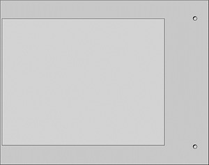 Klebende Schilder MG-VRT-A 88713GY 92x118 grau