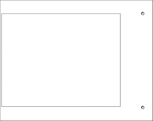 Klebende Schilder MG-VRT-A 88913 92x118 weiss