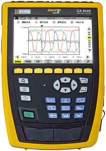 Leistungs- und Netzqualitätsanalysa CA 8345 mit Netz- / Ladegerät PA40W-2