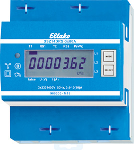 RS485-Bus-Funk-Drehstromzähler MID