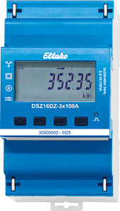 Direktmessender Zweirichtungs-Drehstromzähler