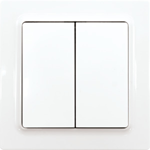 Funk-4-Kanal-Taster 55er E-Design reinweiß glänzend