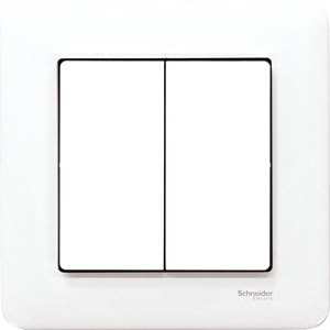 Funk-4-Kanal-Bluetooth-Taster 55 x 55 mm Schweden, reinweiß glänzend