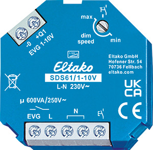 1-10V-Steuer-Dimmschalter 1-10V für EVG. 1 Schließer nicht potenzialfr