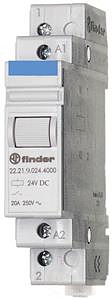 Installationsrelais 12VDC Serie 22 für 35mm-Schiene 1S 20A