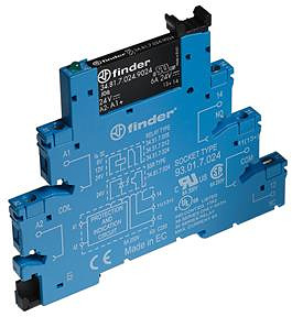 Koppelrelais Optokoppler 24VDC Schraubkl. 6,2mm Ausgang 2A/240VDC