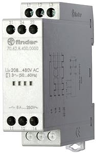 3-Phasen-Netzüberwachung 2 Wechsler für 8 A