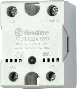 Relais mit 1 SSR-Kontakt 50 A-48 b is 600 V AC, für Kühlkörpermontage,