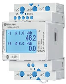 Multifunktions-Energiezähler, LCD 3-PH 80A MID S0 M-Bus NFC IR