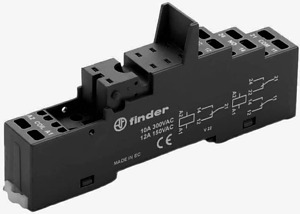 Relaisfassung mit Zugfederanschlüssen
