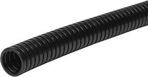 Kunststoff-Wellrohr flexibel grau