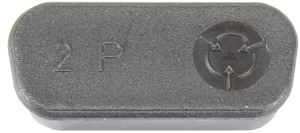 Abdeckkappe Messerleisten Antistatisch D-Sub 2 Kunststoff