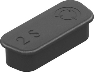 Abdeckkappe Federleisten Antistatisch D-Sub 2 Kunststoff