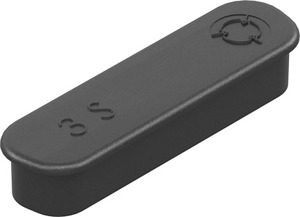 Abdeckkappe Federleisten Antistatisch D-Sub 3 Kunststoff