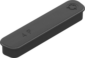 Abdeckkappe Messerleisten Antistatisch D-Sub 4 Kunststoff