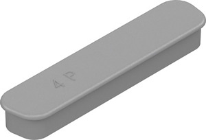 Abdeckkappe Messerleisten UL 94 V0 D-Sub 4 Kunststoff