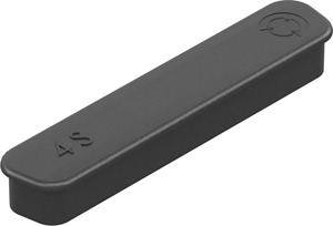 Abdeckkappe Federleisten Antistatisch D-Sub 4 Kunststoff