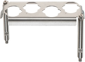 Halterahmen, für Stifteinsätze, 4x Han HC Modular 250, Baugröße: 16 B