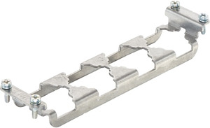 Halterahmen, für Stifteinsätze, 4x Han HC Modular 250, Baugröße: 22 HPR