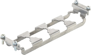Halterahmen, für Buchseneinsätze, 4 x Han HC Modular 250, Baugröße: 22 HPR