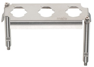 Halterahmen, für Stifteinsätze, 3x Han HC Modular 250, Baugröße: 24 B