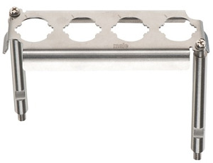 Halterahmen, für Stifteinsätze, 4x Han HC Modular 250, Baugröße: 24 B