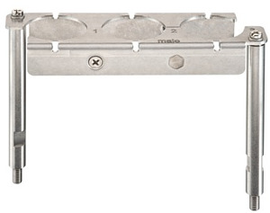 Halterahmen, für Stifteinsätze, 3x Han HC Modular 650, Baugröße: 24 B