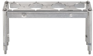 Halterahmen, für Stifteinsätze, 4x Han HC Modular 650, Baugröße: 34 HPR