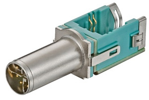 Steckverbinder preLink Schn.kl. anschl. Stift Zink-Druckguss vernickelt