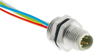 Wanddurchführung M12 D kod. Stift / WANDDURCHFÜHRUNG M12 D KOD. STIFT / M16