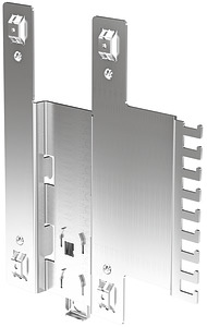 Montageadapter Flache Hutschienenmontage vertikal Stahlblech