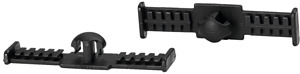 Befestigungsclip 39x9mm, schlagzäh hitzestabil schwarz