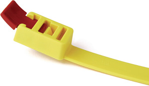 Kabelbinder 752x13mm lösbar gelb/rot