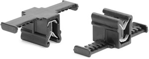 Befestigungsclip 39x9mm, schlagzäh hitzestabil schwarz