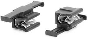Befestigungsclip 39x2.5mm schlagzäh hitzestabil schwarz