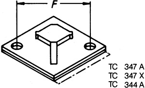 Befestigungssockel VPE: 1000 ST