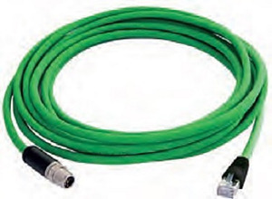 Patchkabel, 2,0m, PUR, CAT.7 mit 1xRJ45 Stecker und 1xM12 Stecker