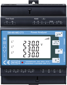 Wechselstromzähler 1ph 100 AModbus