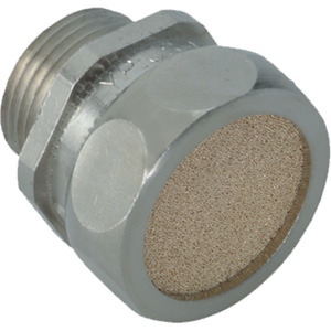 Entlüftungsstutzen M25x1,5 mit Sinterfilter messing