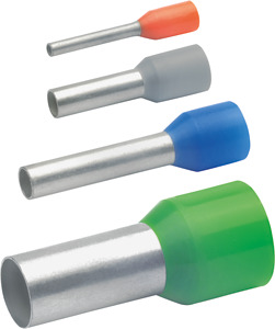 Aderendhülse 0,5qmm isol. galv. verzinnt orange 14,0mm