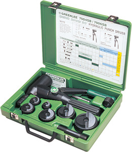 Komplettsatz Hydraulikstanze SLUG-BUSTER Stempel/Matrize Pg