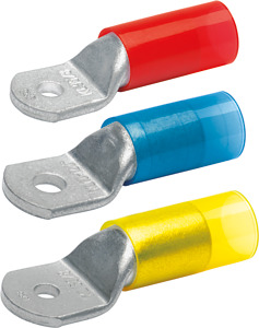 Rohrkabelschuh 10qmm isol.mit Sichtloch rot E-Cu Rohr