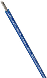 Einzelader 10qmm 50m Ring dunkelblau